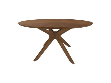Prospect - Modern 47" Round Walnut Dining Table