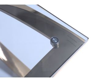 Reklaw Modern Smoked Glass & Rosegold Coffee Table