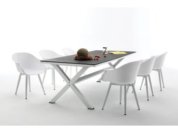 Rhodes Outdoor Rectangular Dining Table Set
