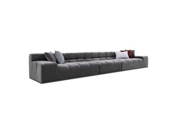Rhonda - Modern Grey Fabric Modular Sectional Sofa