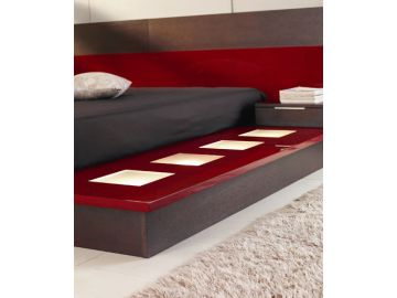Rimini Contemporary walk on platform Bedroom set
