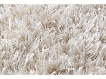 Ronaldo Beige Wool Shag Rug