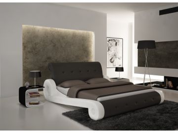 S610 Contemporary Eco-Leather Bed
