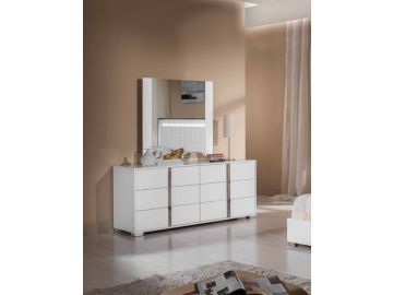 San Marino Modern White Dresser