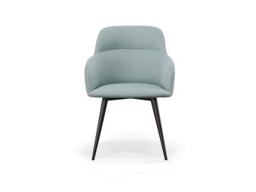 Scranton - Modern Teal & Black Dining Chair