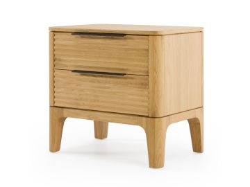 Seattle - Modern Natural Oak Nightstand