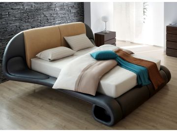 Sienna Modern Leather Bed