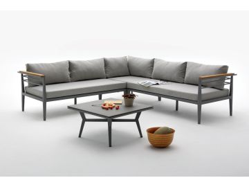 Skyros Outdoor Grey Sectional Sofa Set