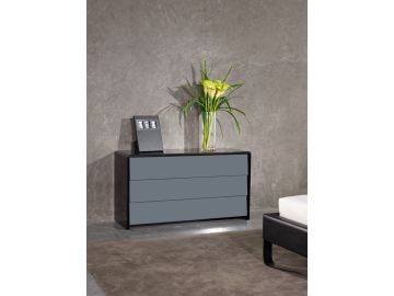 Stone Modern Grey & Black Dresser
