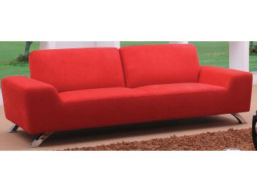 Sunset Modern Red Sofa Set 