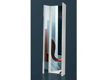 Swan Modern White Folding Dressing Mirror
