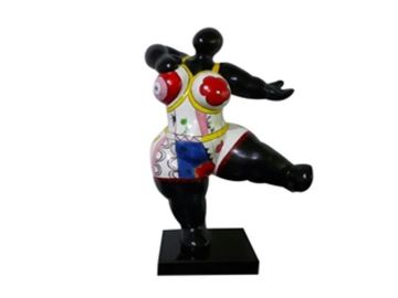 Dance Modern Painted Sculpture