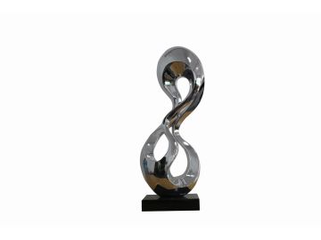 Eternity Modern Silver Sculpture
