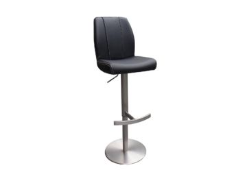 Gordon Modern Black Bar Stool