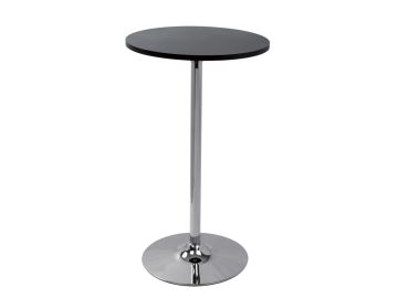 Tal - Contemporary Black Matte Bar Table
