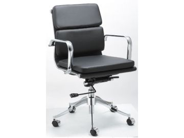 Jonnie Modern Black Low Back Office Chair