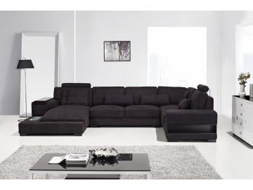 Diamond Modern Fabric Sectional Sofa