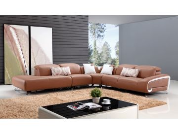 T735 Modern Leather Sectional Sofa