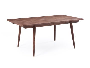 Modrest Gloria Mid-Century Walnut Dining Table