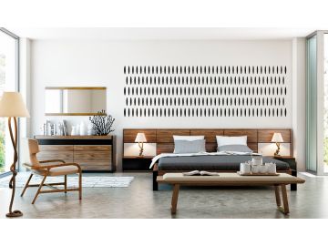 Rondo Mid-Century Walnut Bedroom Set