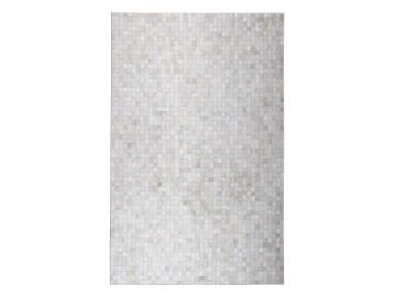 Rug Factory Plus Patchwork Hides Tikkul White Area Rug