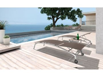 Tulum Outdoor Brown Lounge Chair Set