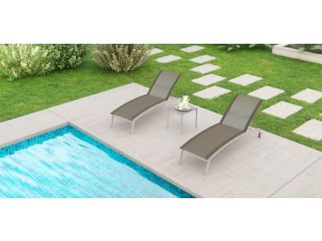 Tulum Outdoor Brown Lounge Chair Set