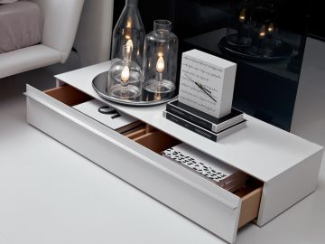 Venice White Nightstand