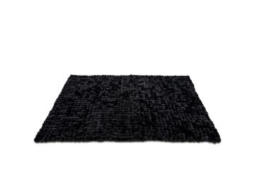 Cotton Tail Modern 5' x 7' Black Rug
