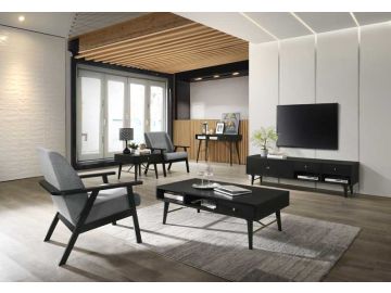 Bonfoy - Modern Black Ash Coffee Table