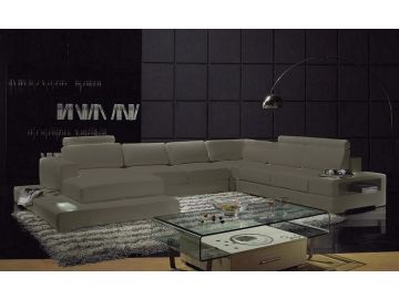 YIL T63 Leather Sectional Sofa