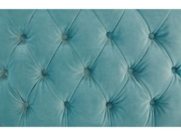 Voss Modern Blue Velvet Sofa