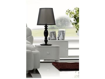 Whelk Modern White Nightstand