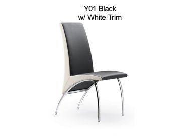 Y01 Black & White Chair