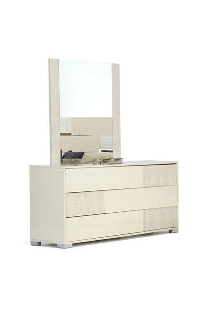 Modrest Ancona Italian Modern Beige Dresser