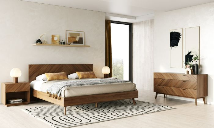 KARE Design ババルーチェスト nk01 現状品 Nova Domus Kamela -Modern Walnut Bedroom Set