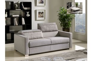 Divani Casa Norfolk Modern Grey Fabric Sofa Bed 
