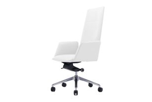 Modrest Tricia - Modern White High Back Executive Office Chair