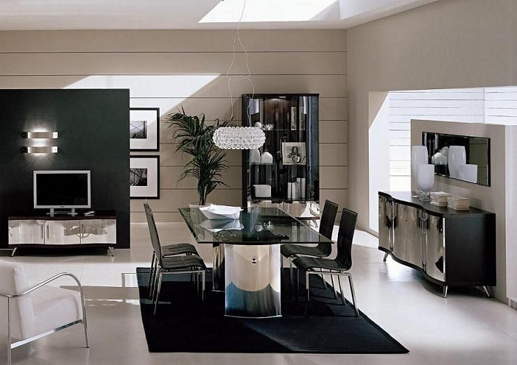Modern Luxury Dining Table, Contemporary Italian Dining Room Sets
