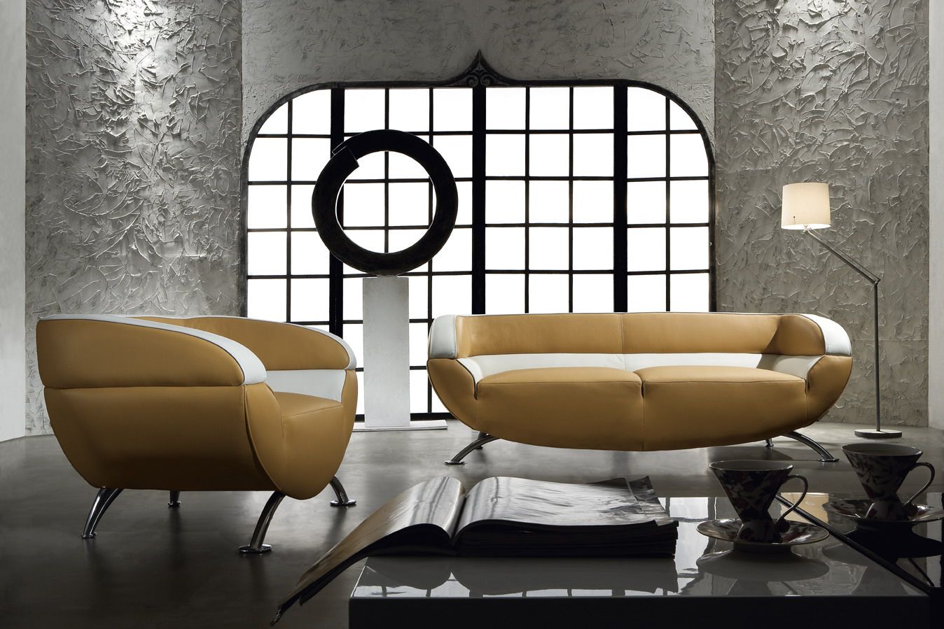 Miss 60 Retro Modern 3 Piece Sofa Set, image size:1348x899