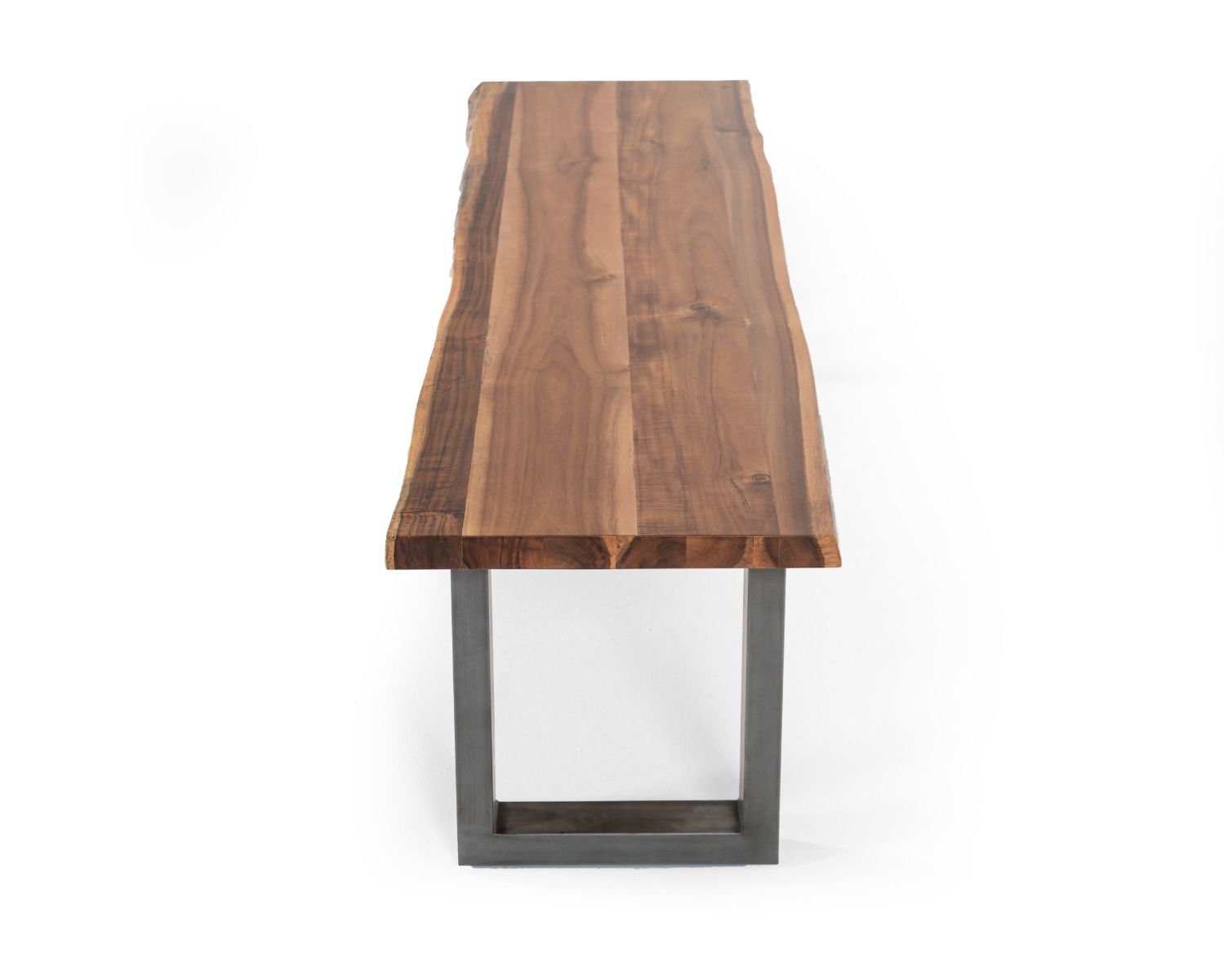 Modrest Secota Live Edge Acacia Wood Bench - Thumbnail 2