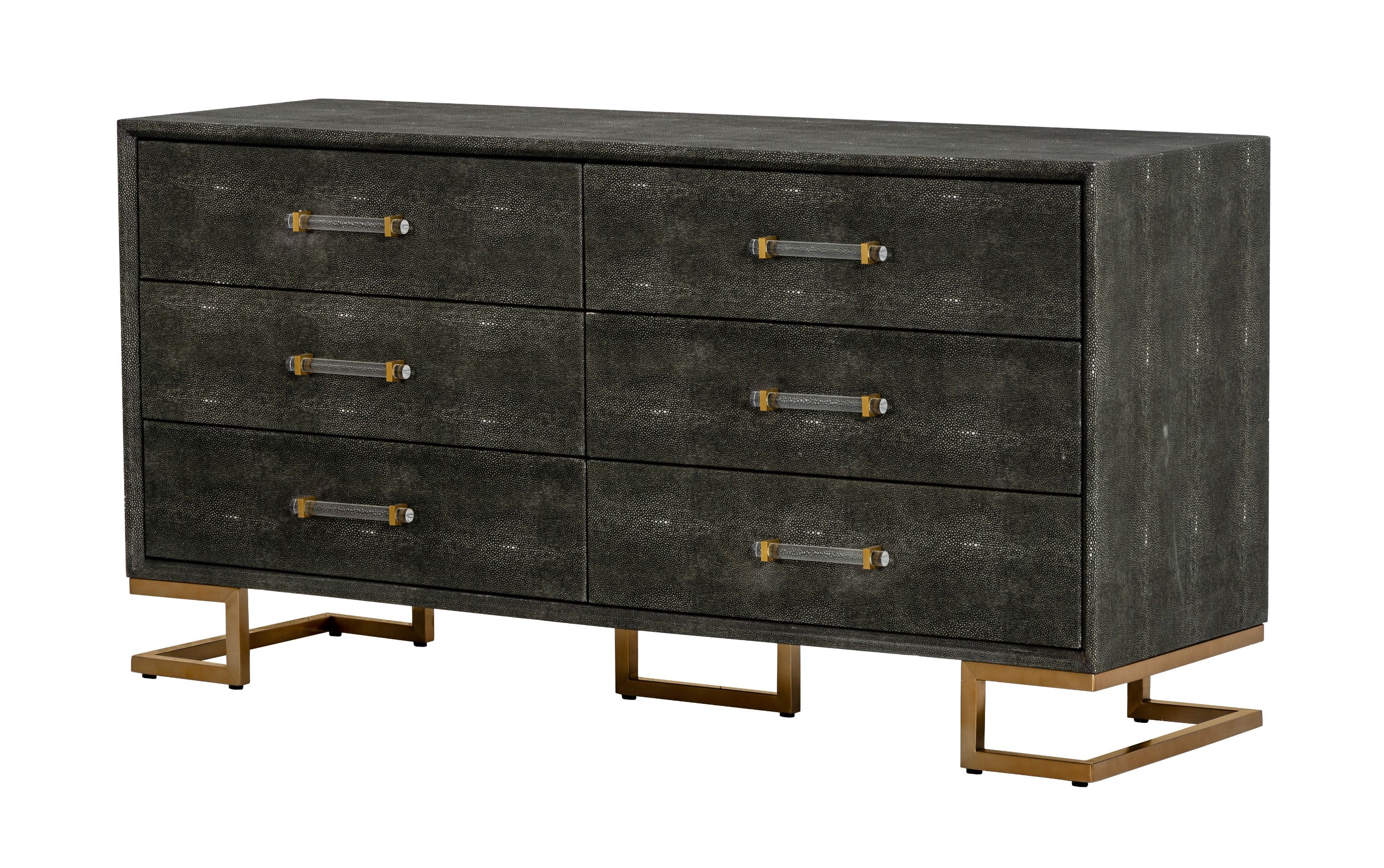 grey and gold dresser Evy 59