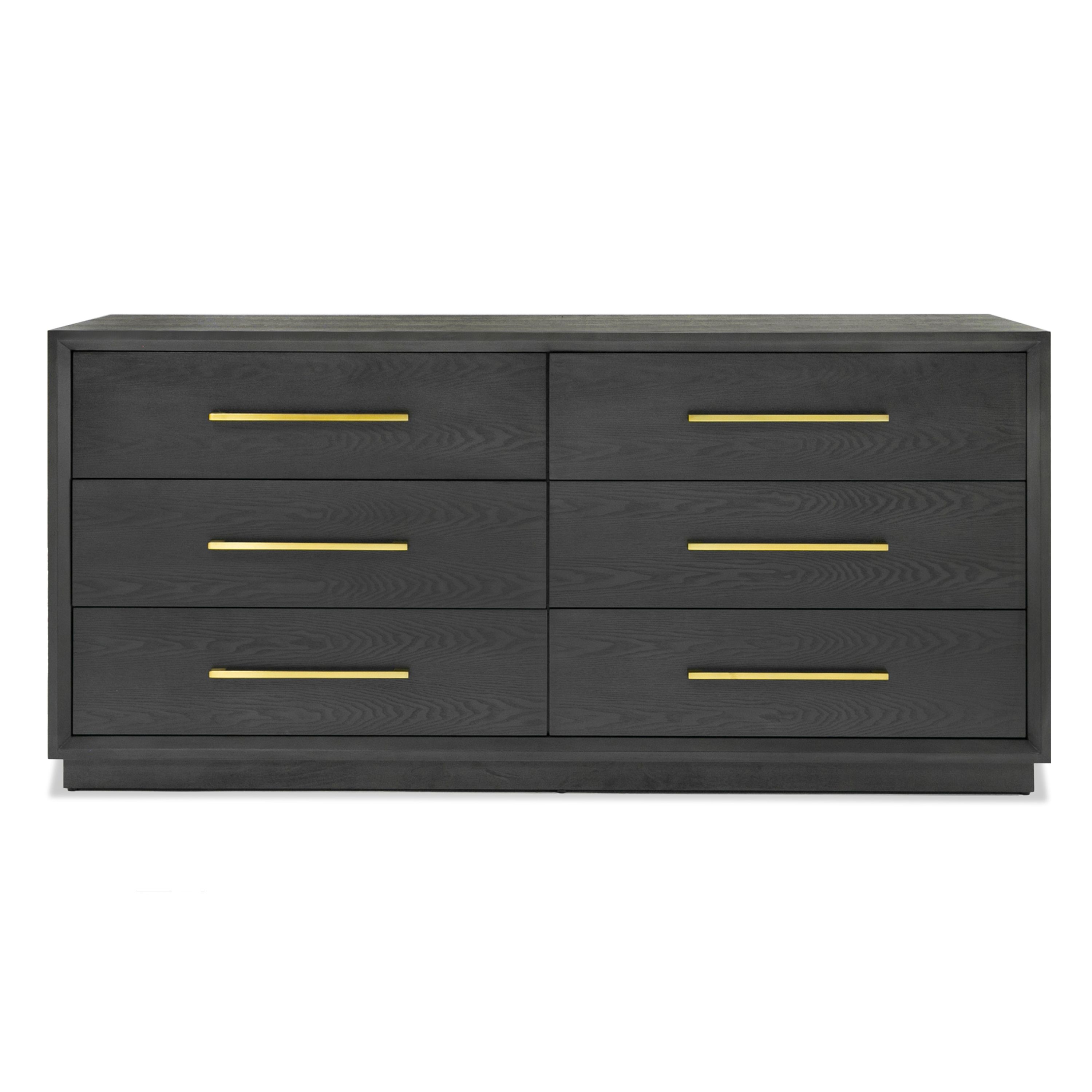 Modrest Manhattan- Contemporary Grey and Gold Dresser