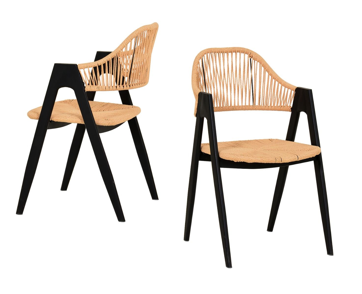 Modrest Gayle Modern Rattan Dining Chair Set of