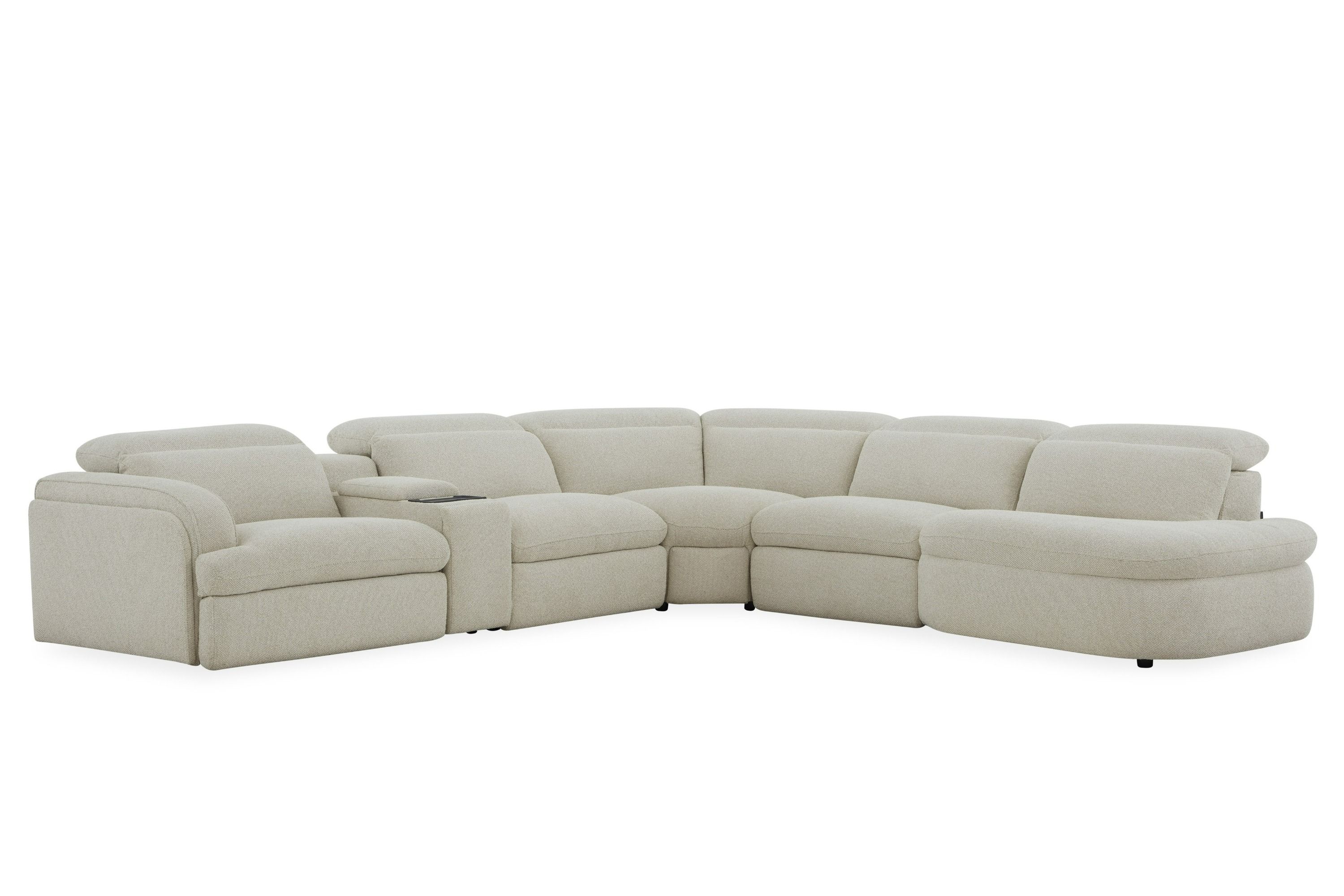 Divani Casa Sectional Couch With Recliners Divani Casa Ambler