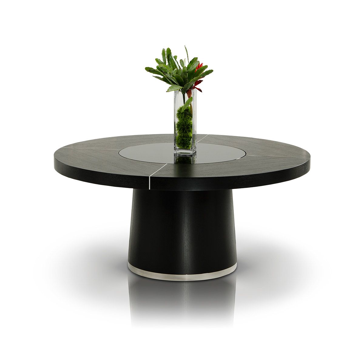 Back Modern Table Houston Modern Black Dining Table