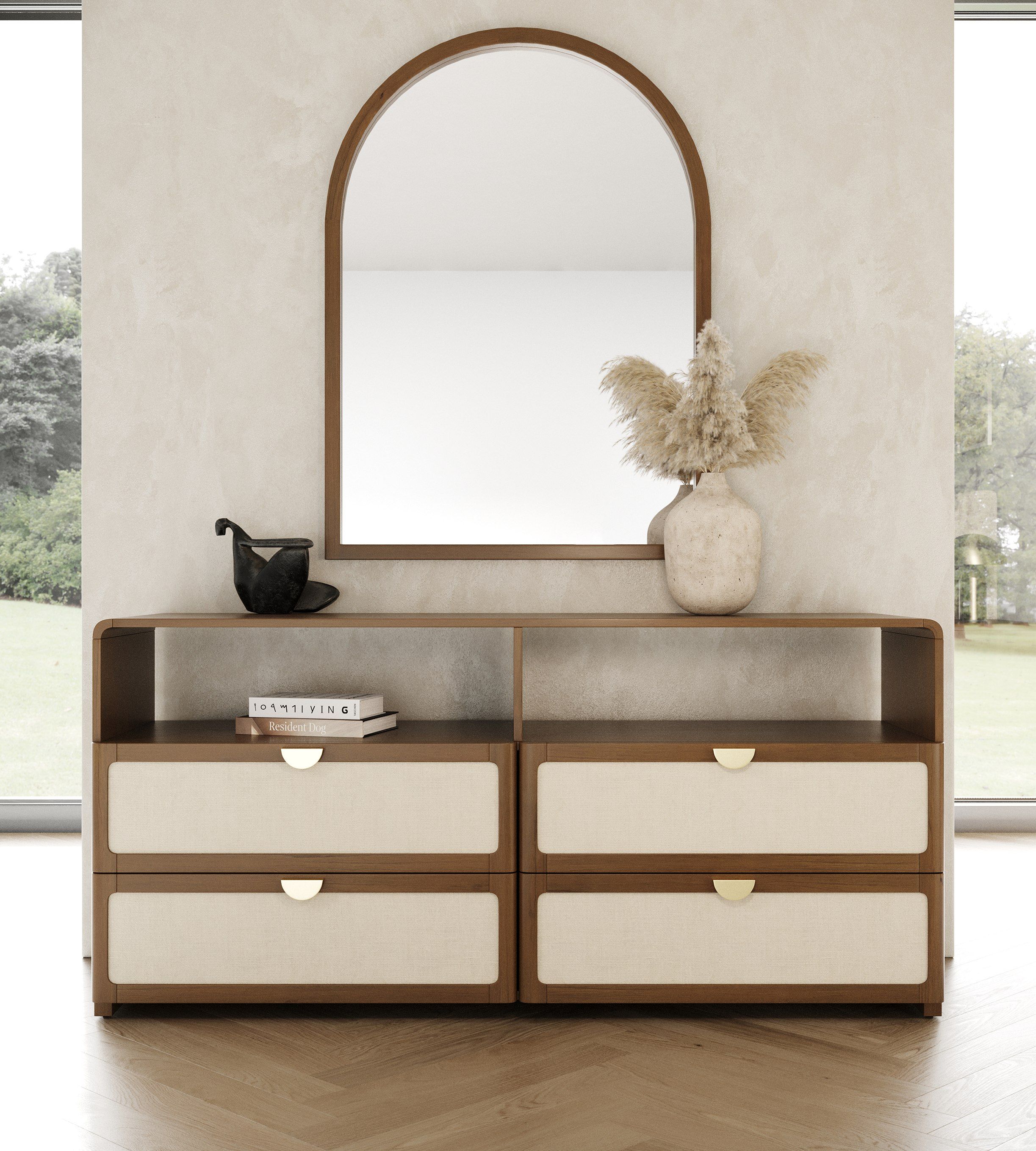 walnut dresser Dustin