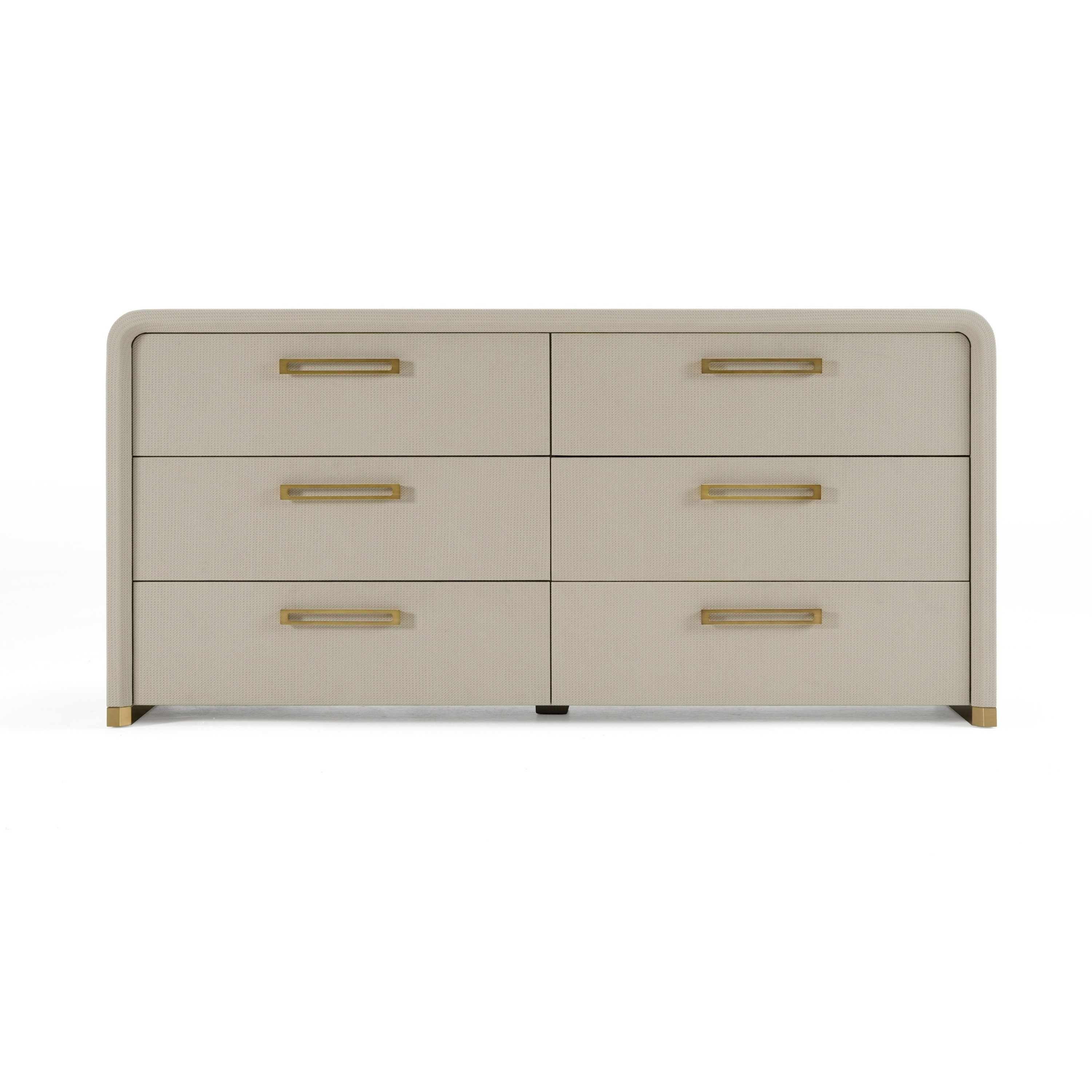 modern beige dresser Collins 56