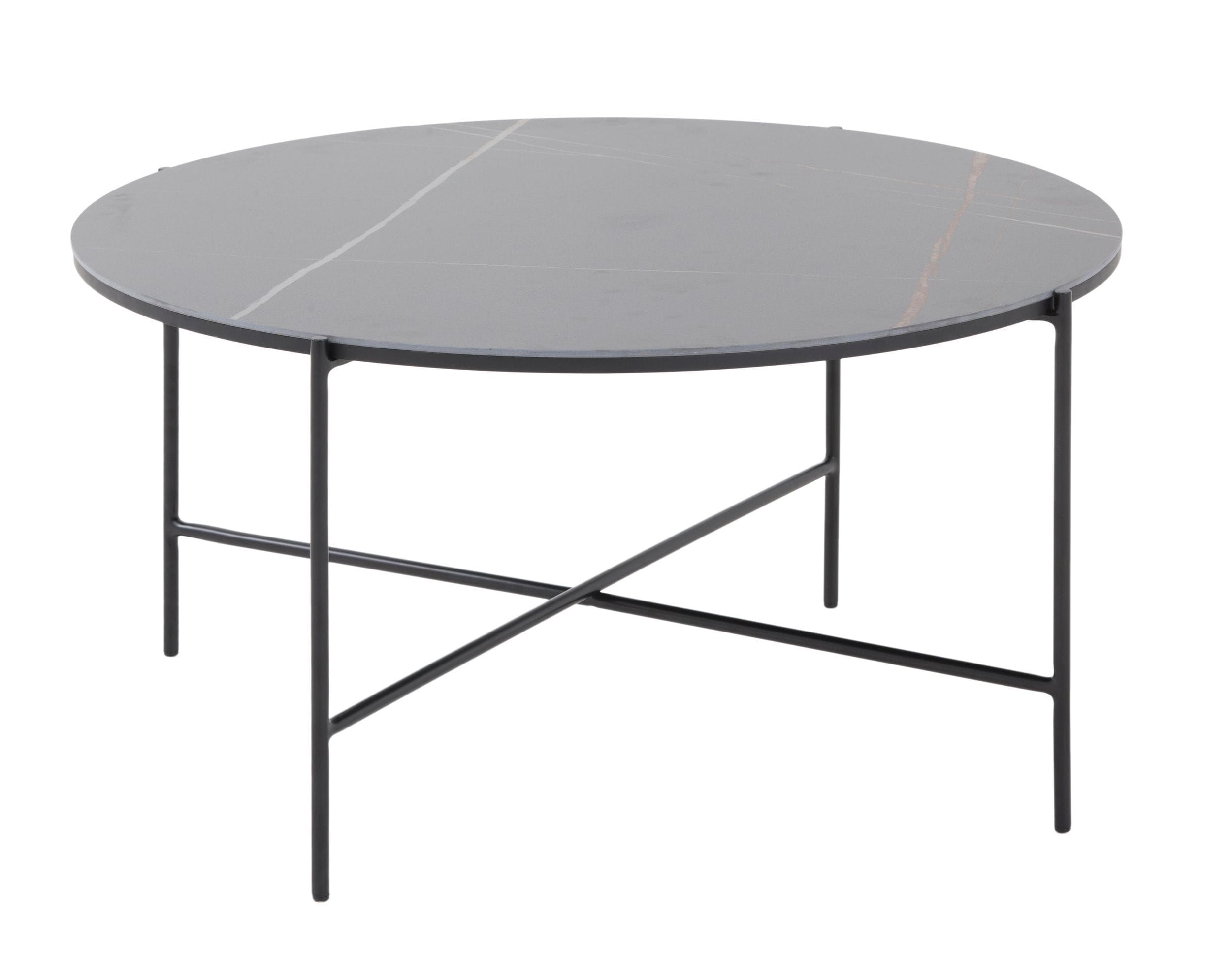 Modrest Hobart Modern Black Ceramic Coffee Table - Thumbnail 3