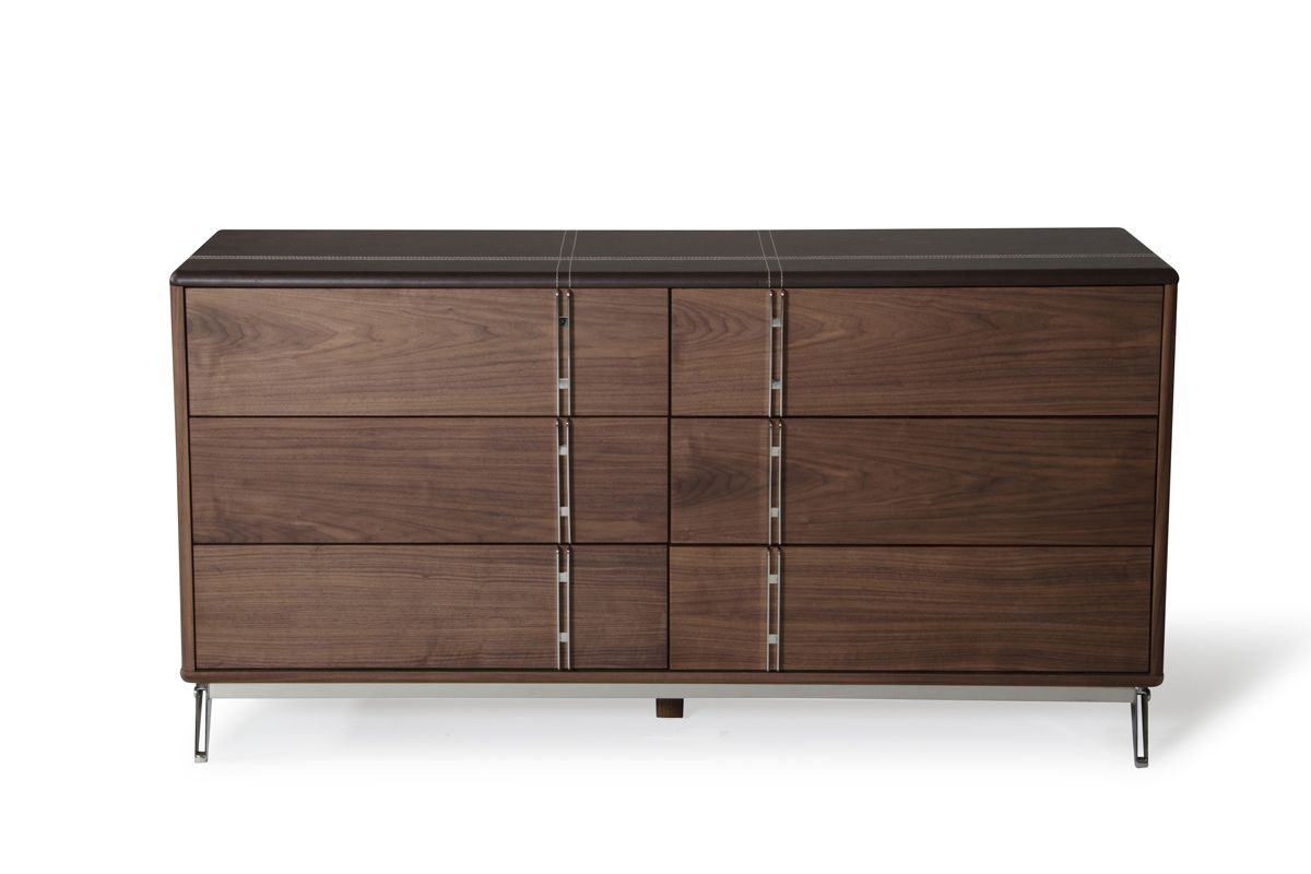 brown dresser and nightstand Lena Rustic Walnut Dresser | Bedroom main image 0